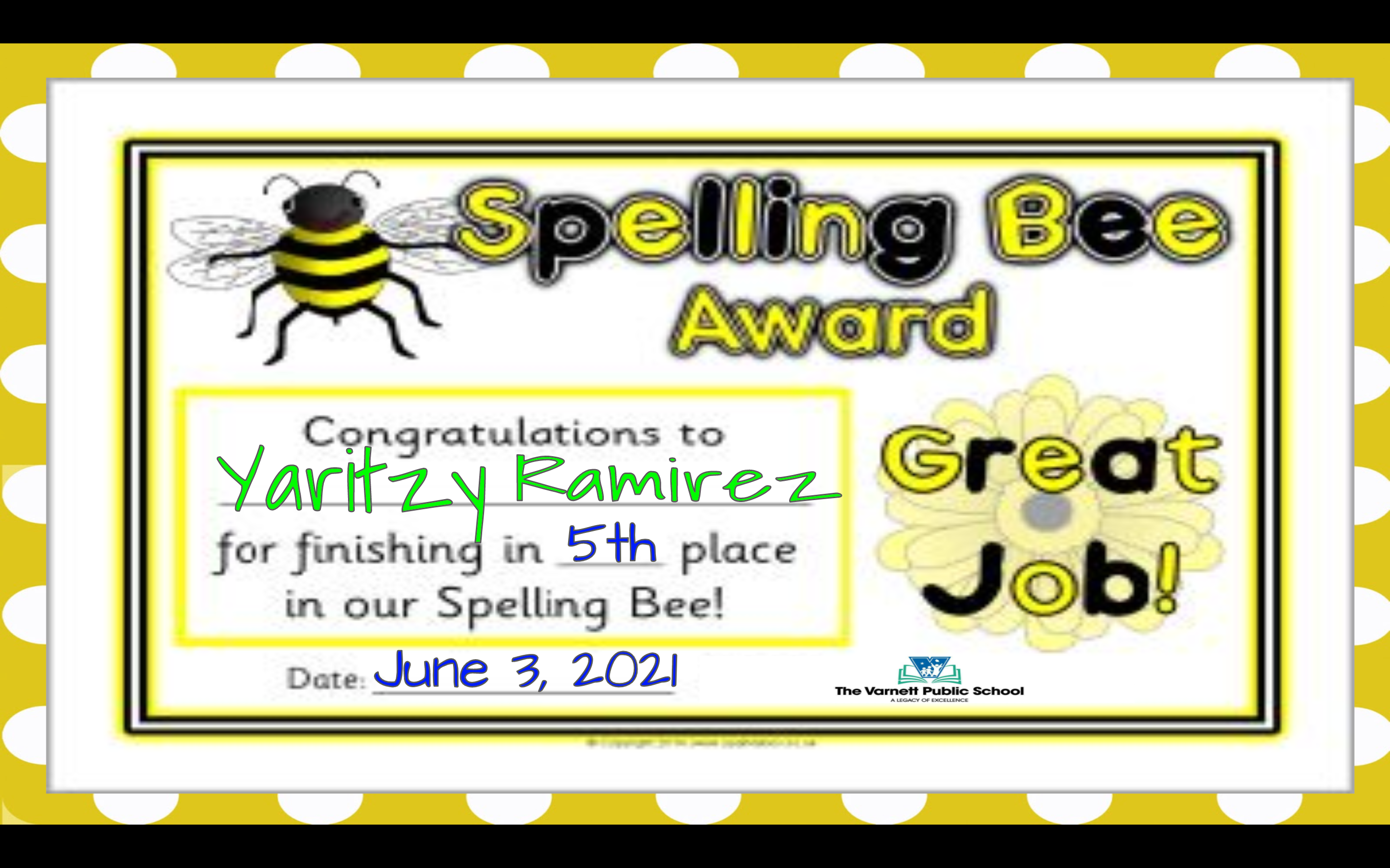 Spelling Bee 4