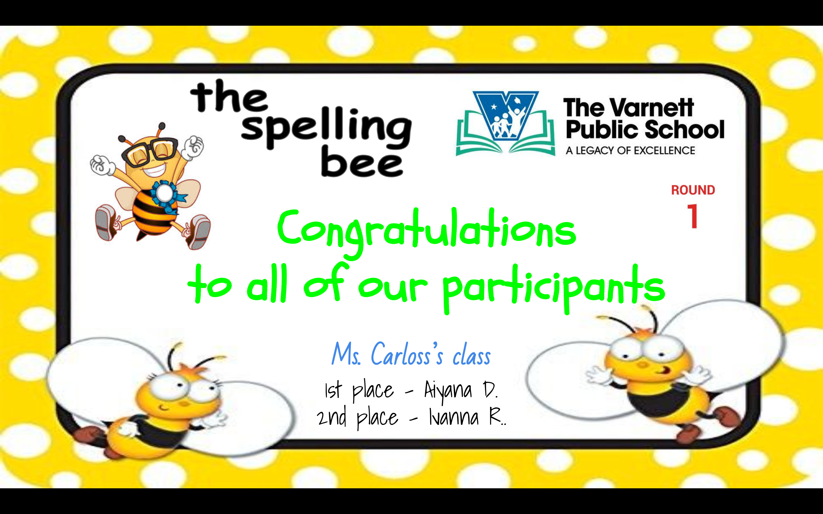 Spelling Bee 3